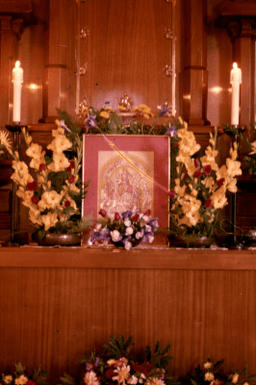 close up shot of shrine