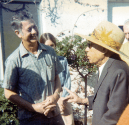 Swami Prabhavananda and Jim Merryman (Devidas)
